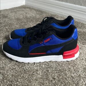 Puma Kids' Sneakers in Blue, Black, and Red